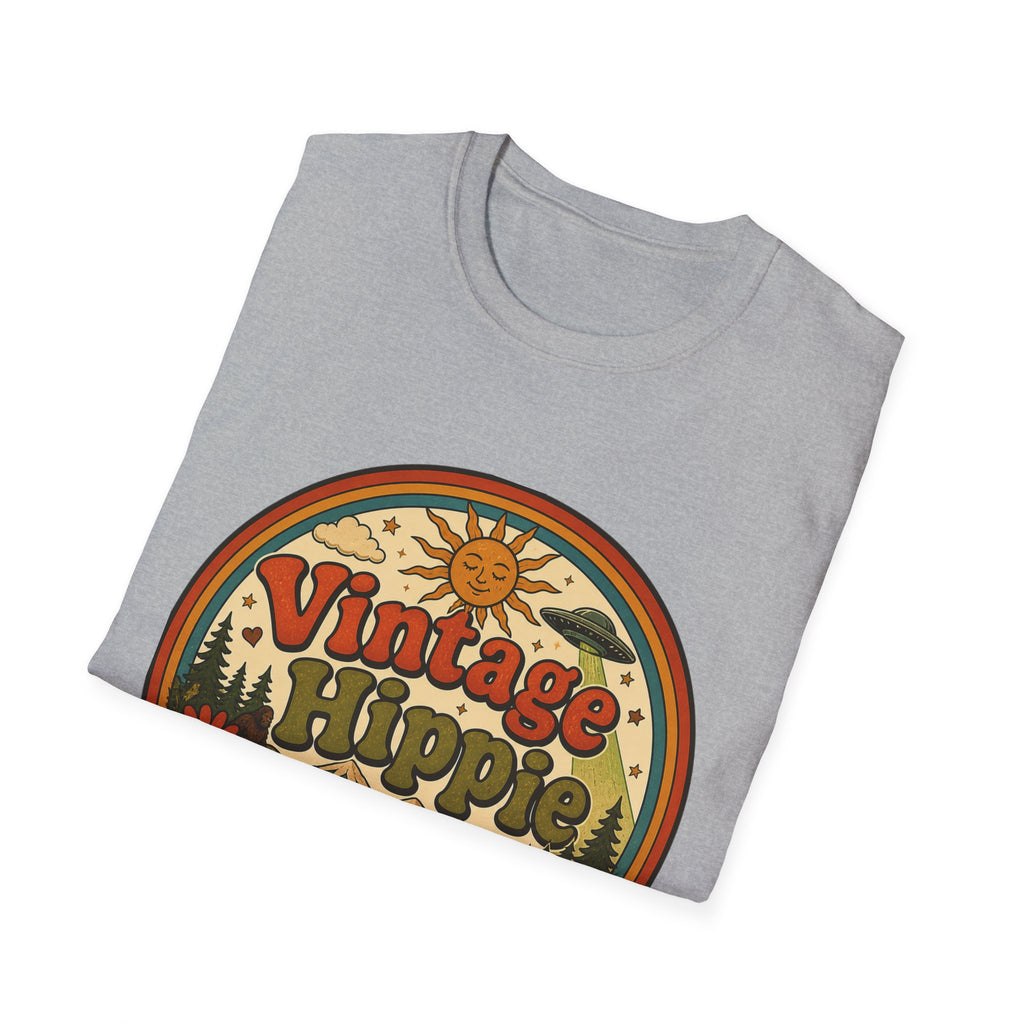 Vintage Hippy T-Shirt — Retro Camper Van Flower Power Graphic Tee