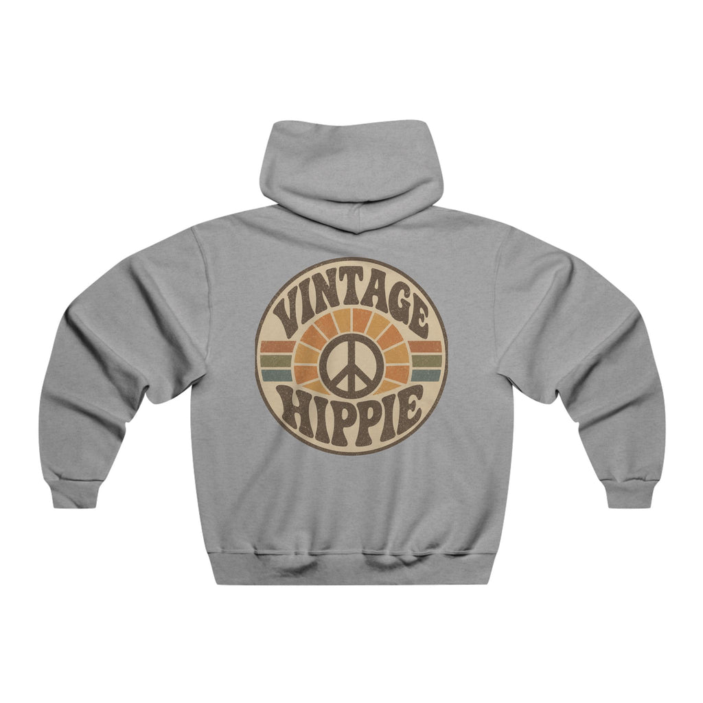 Vintage Hippie Hoodie — 'Believe Everything, Question Nothing' Retro Peace Pullover