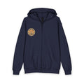 Youth Zipper Hoodie — "Don't Stop Beleiving" Retro Dinosaur Vintage Hippie Design