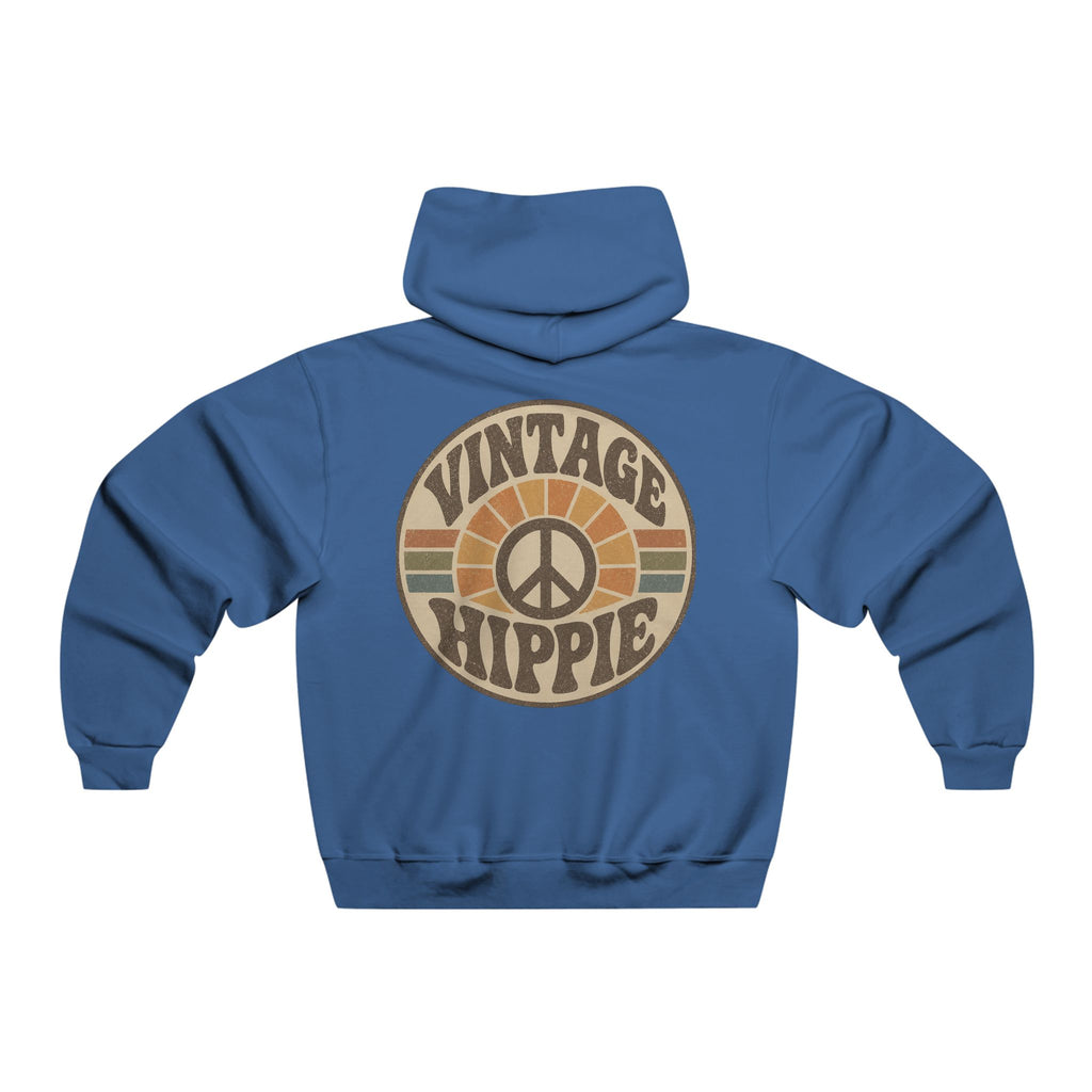 Vintage Hippie Hoodie — 'Believe Everything, Question Nothing' Retro Peace Pullover