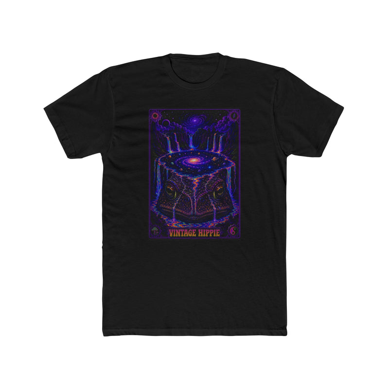 Mystic Cube Graphic Tee — "Vintage Hippie" Cosmic Psychedelic T-Shirt