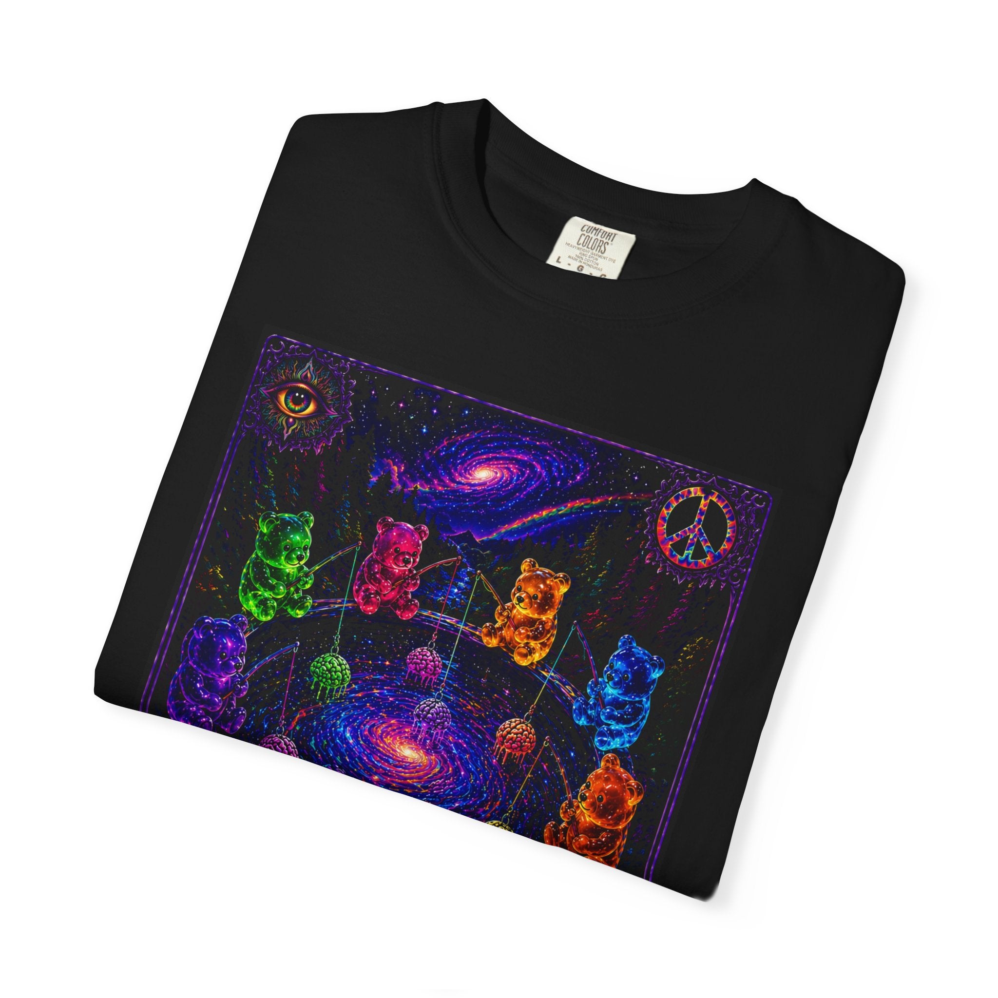 Vintage Hippie Cosmic Head T-Shirt